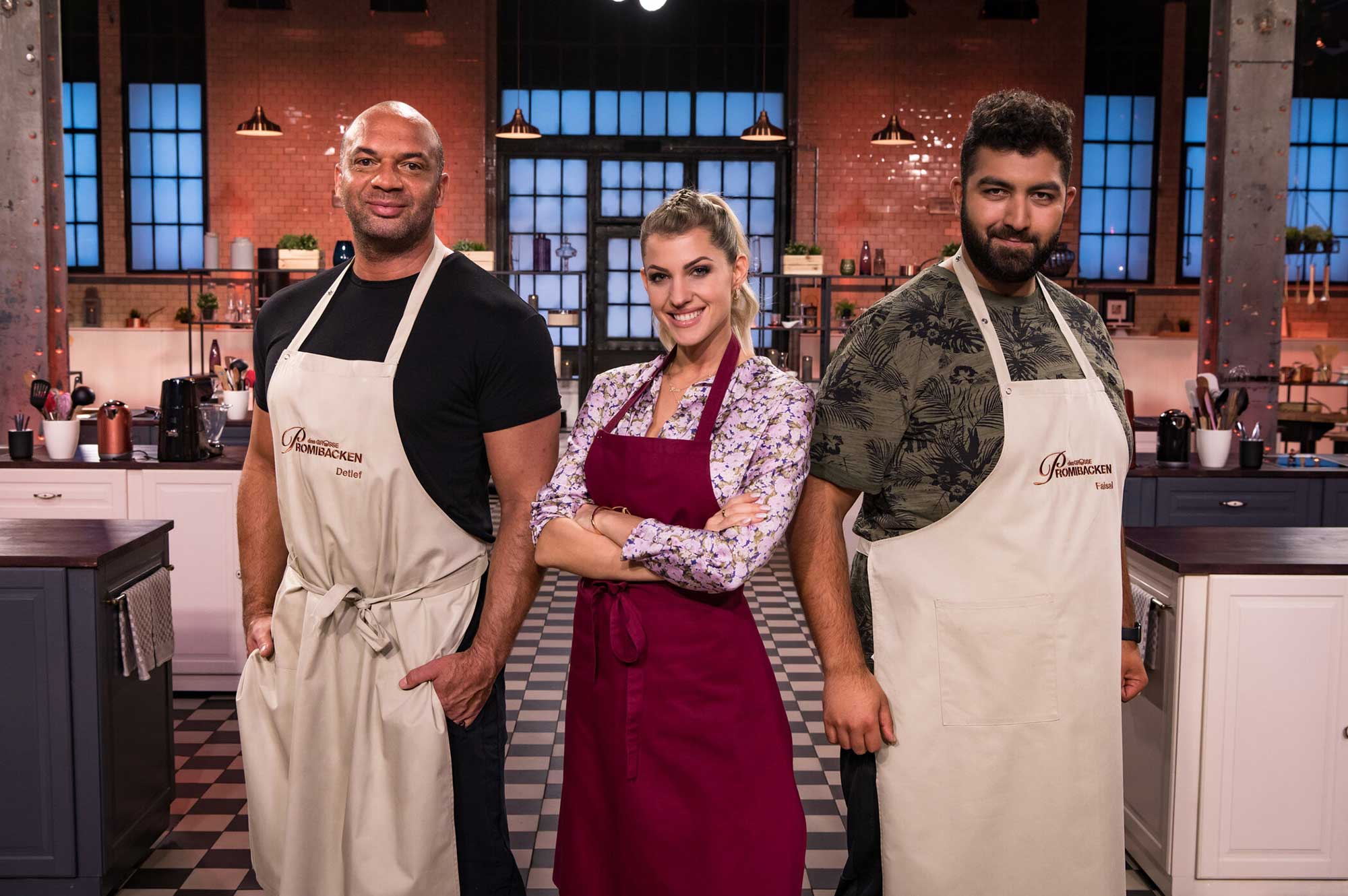 Detlef Soost, Sara Harrison und Faisal Kawusi nebeneinander