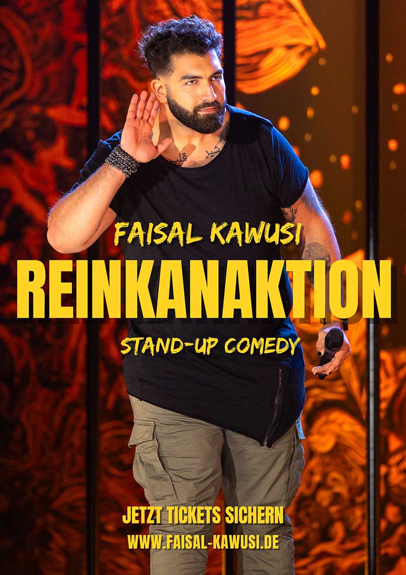 Faisal Kawusi Reinkanaktion Tour-Poster